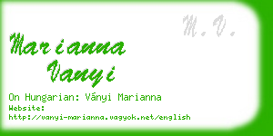 marianna vanyi business card